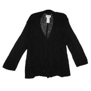 Maison Margiela 4 FW 2016 Women's Black Knit Cardigan